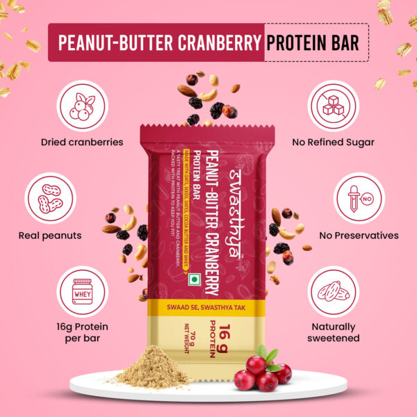 Peanut-Butter Cranberry Protein Bar