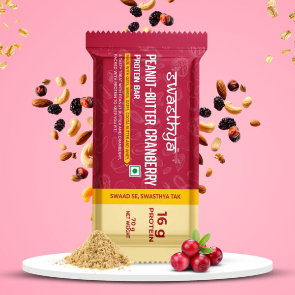 Peanut-Butter Cranberry Protein Bar